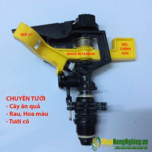 Béc tưới cây chỉnh góc Đài Loan ren 21
